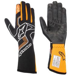 Rukavice Alpinestars Tech-1 Race V4, ierne / oranov